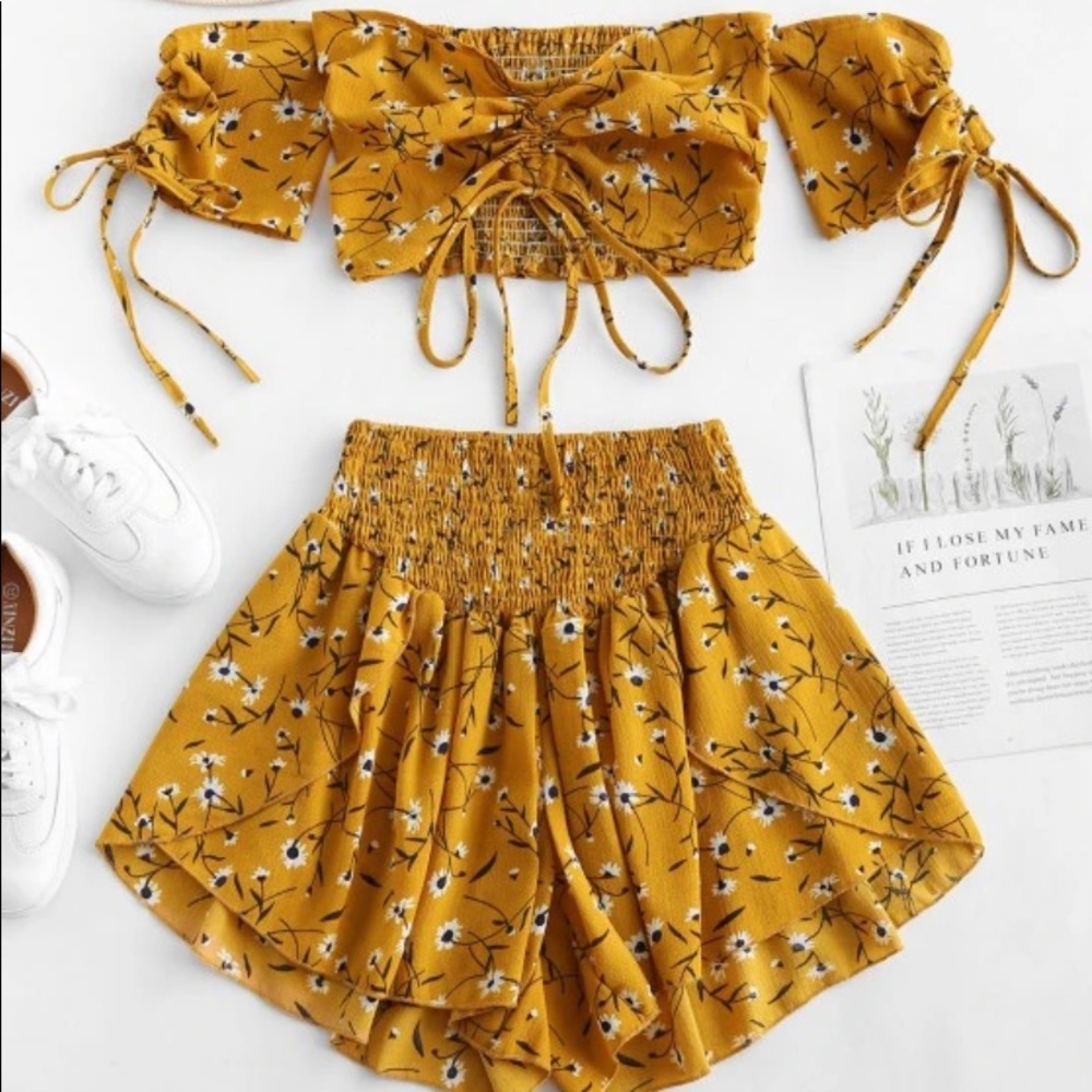 matching summer / spring outfit set